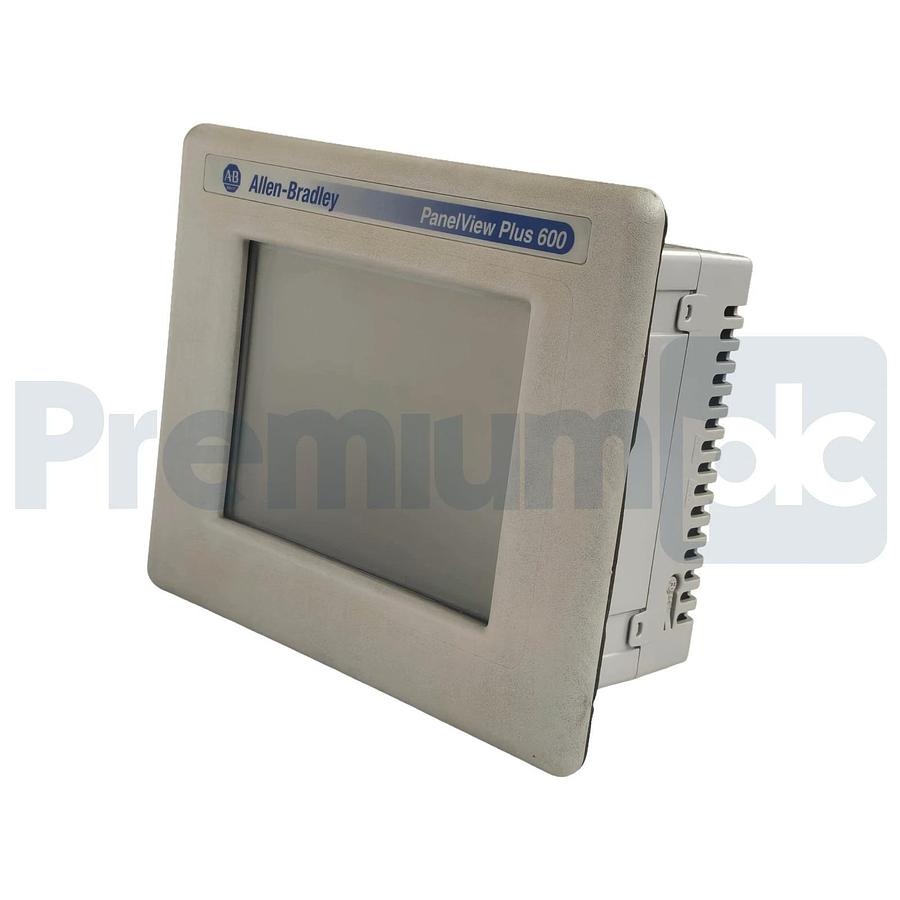 Used Allen-Bradley 2711P-T6C20D /B PanelView Plus 600 HMI Touch Screen Terminal USPI