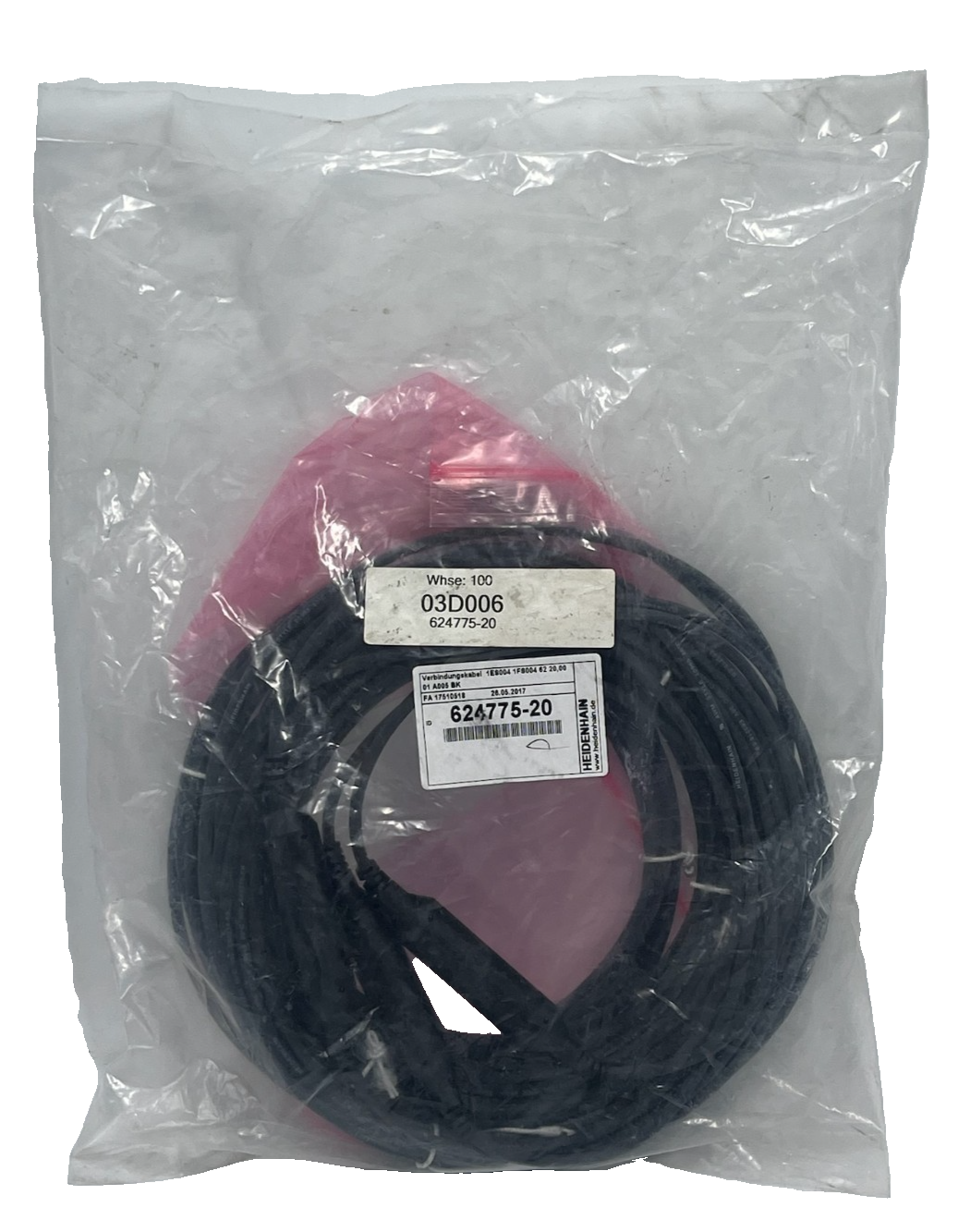 Heidenhain 624775-20 Interconnect Cable | 20 Meters | PUR Jacket | 20.00m | NSFS