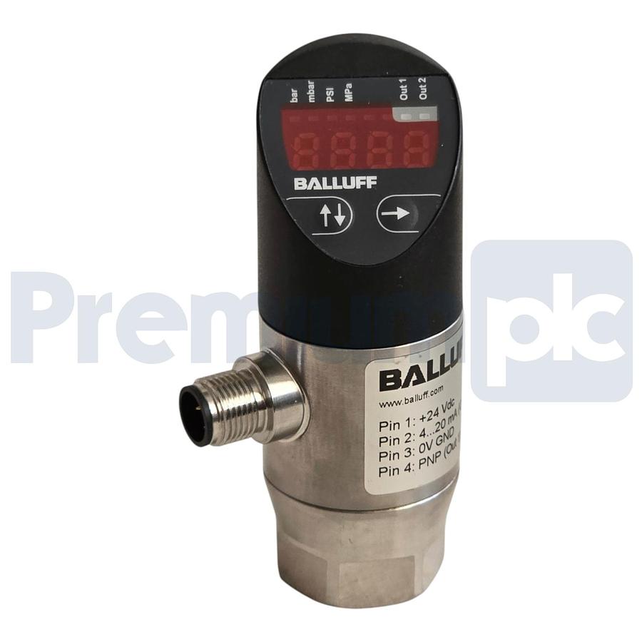 Used Balluff BSP0017 Digital Pressure Sensor M12 0...20 bar BSP B020-EV002-A02A0B-S4