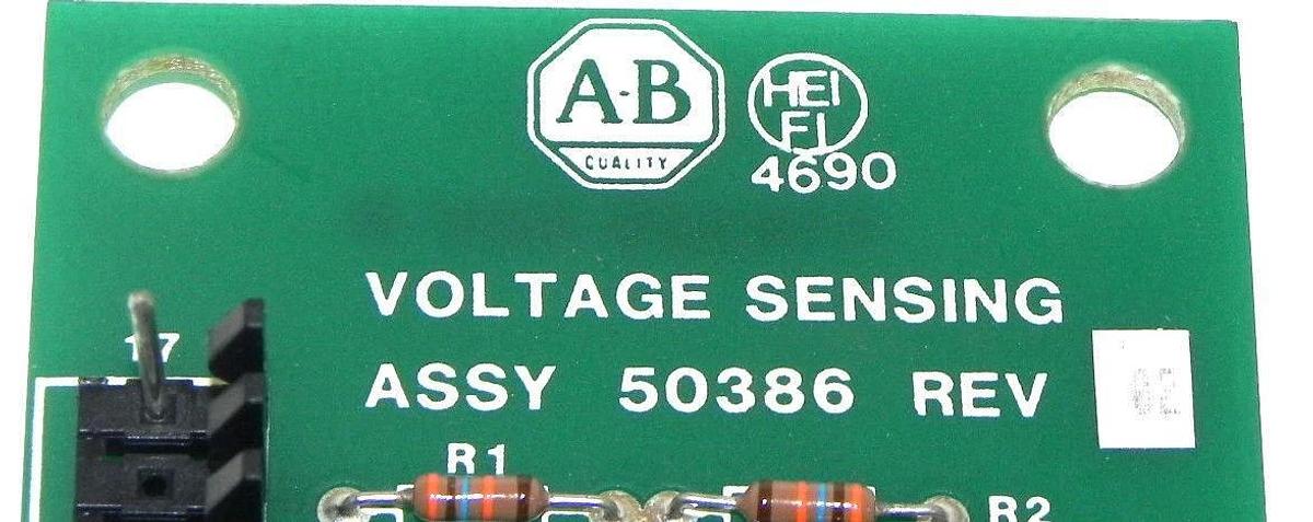 NEW ALLEN BRADLEY 50386 VOTAGE SENSING PC BOARD REV. 02
