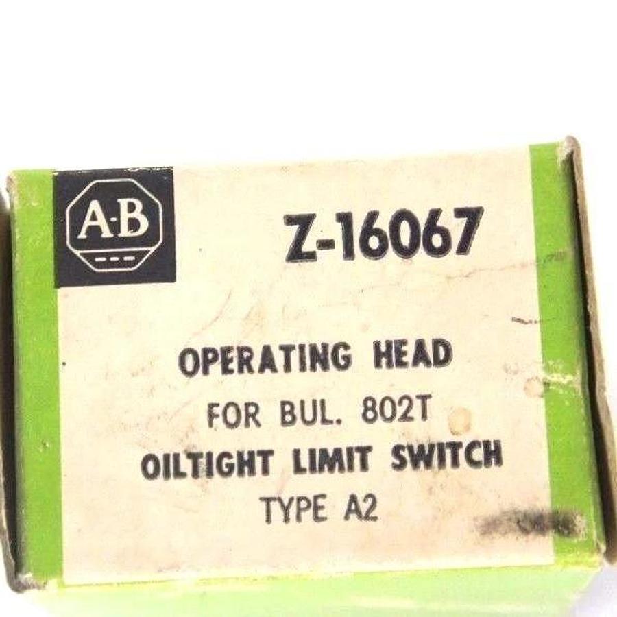 Used NIB ALLEN BRADLEY Z-16067 OPERATING HEAD Z16067, TYPE: A2