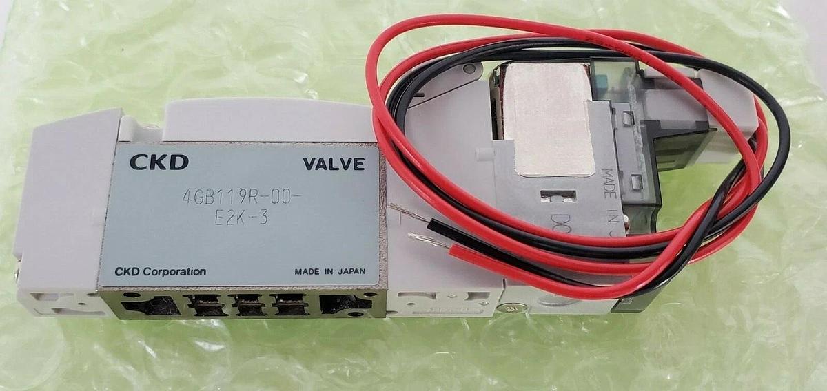 Used NIB CKD 4GB119R-00-E2K-3 DISCRETE VALVE DC24V 4GB119R00E2K3