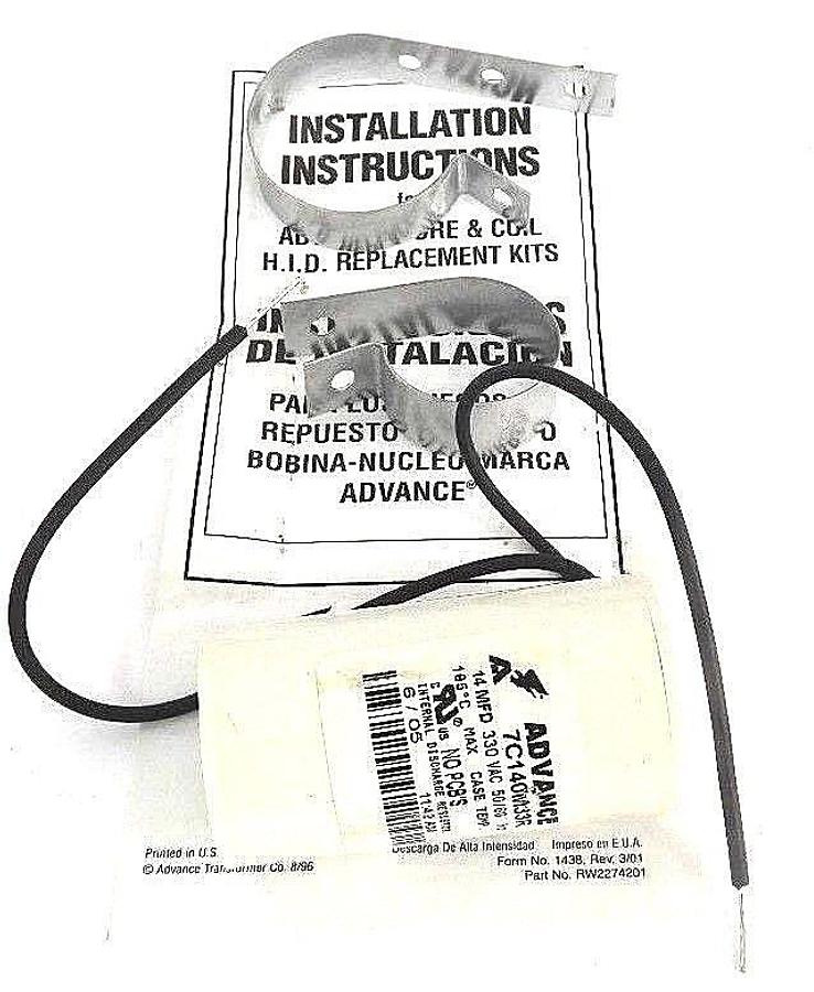 NIB ADVANCE 71A8172-001D CORE & COIL BALLAST KIT (FEATURES 71A8192 CORE & COIL)