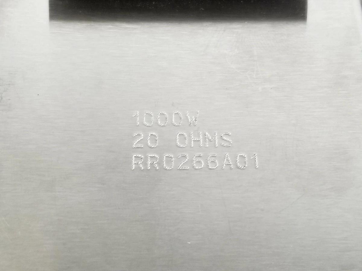 Used BALDOR / PACROD RR0266A01 BREAK RESISTOR ASSEMBLY 20 OHMS 1000W PL05J044 480V