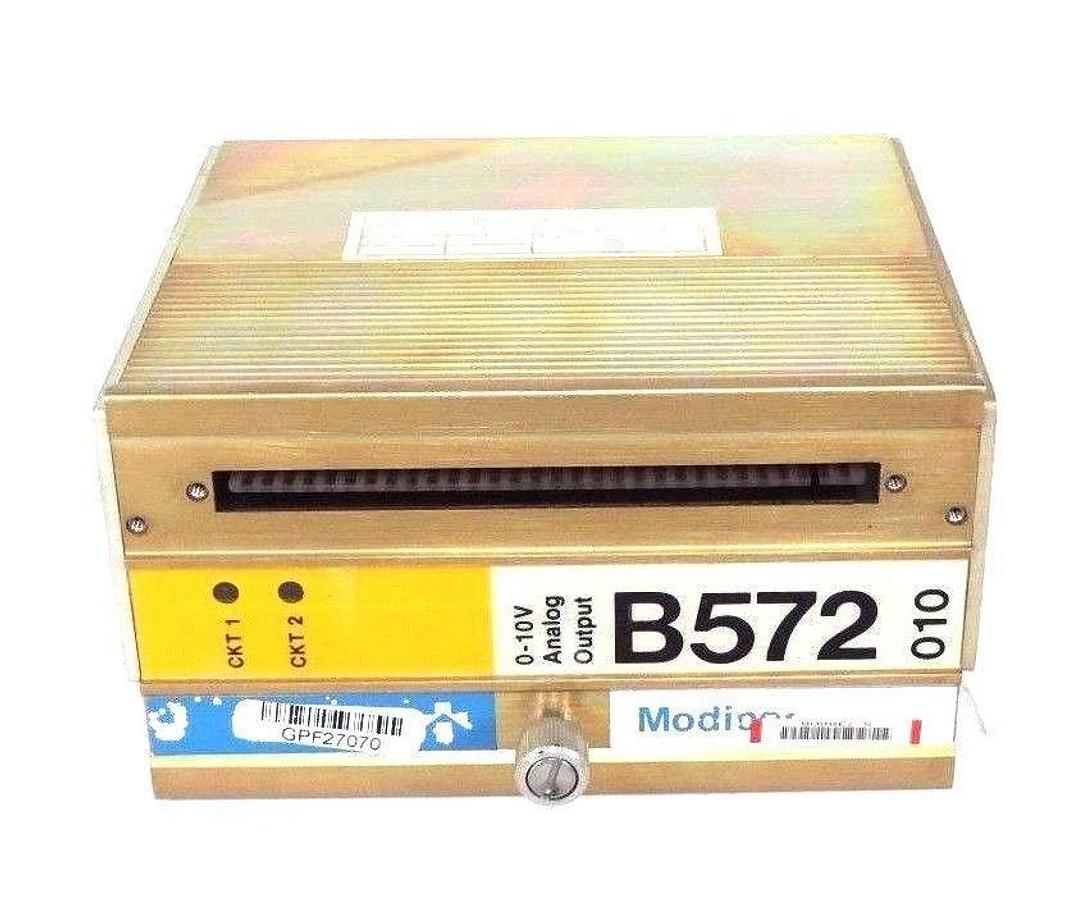 Used GOULD MODICON AS-B572-010 ANALOG OUTPUT MODULE 0-10V, ASB572010