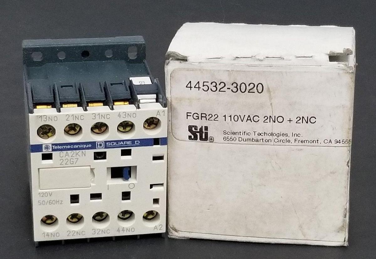 Used NIB OMRON STI 44532-3020 FGR22 110VAC 2NO + 2NC, 445323020