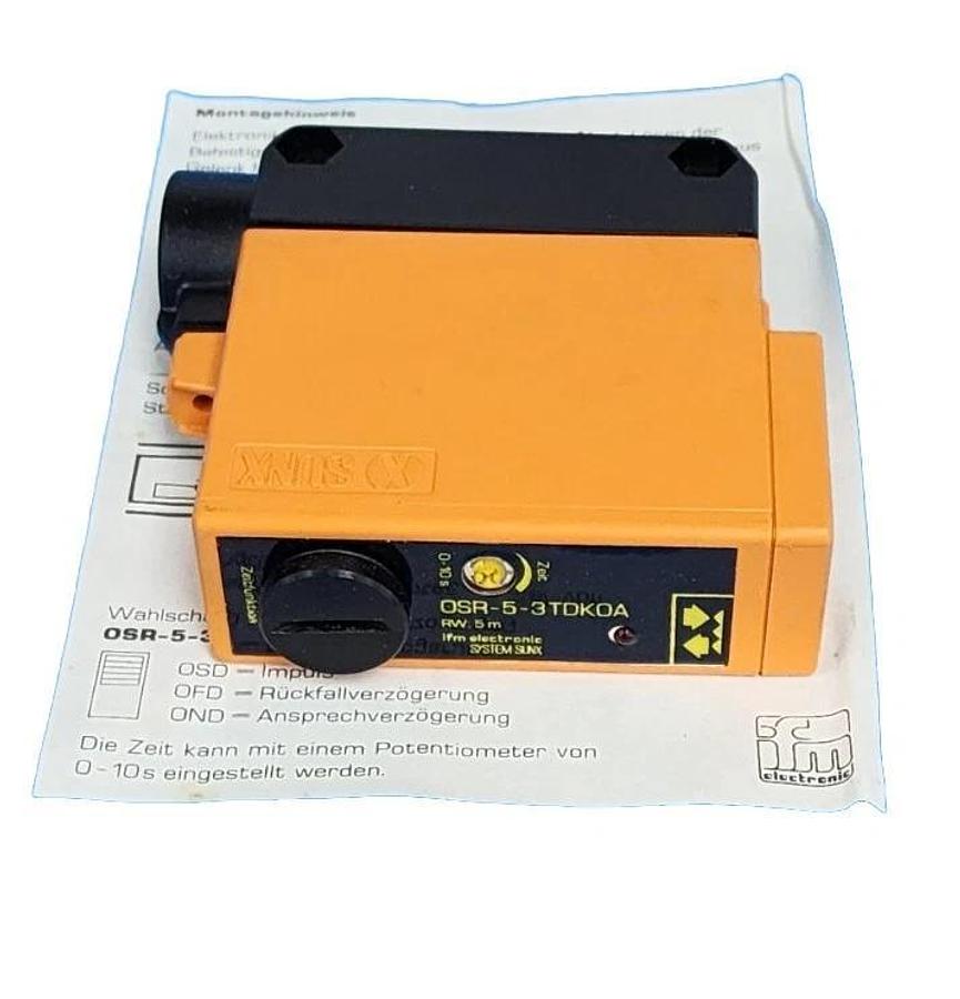 Used NIB IFM EFECTOR OSR-5-3TDKOA SUNX PHOTOELECTRIC SENSOR