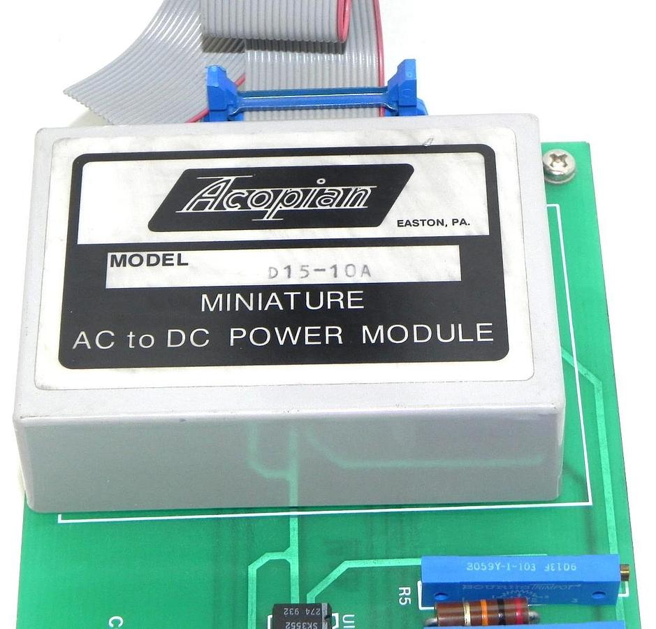 Used ACOPIAN D15-10A MINIATURE AC TO DC POWER MODULE D1510A