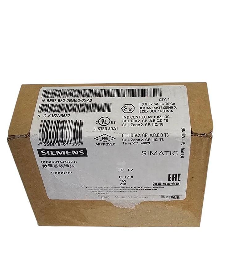 Used F/S SIEMENS 6ES7 972-0BB52-0XA0 / 6ES79720BB520XA0 SIMATIC PROFIBUS CONNECTOR