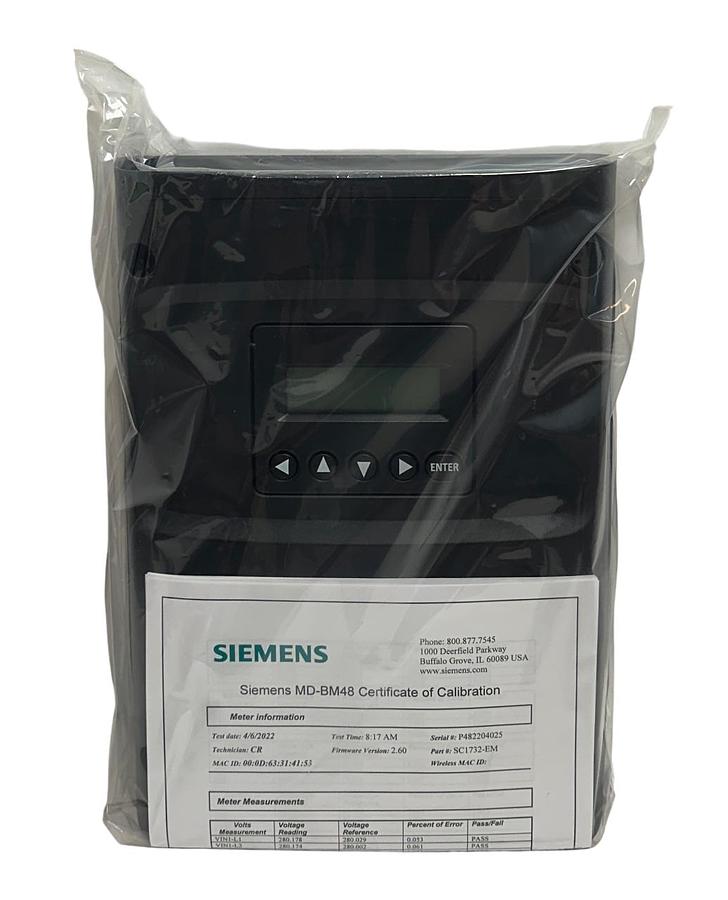 Used SIEMENS SC1732-EM / MD-48HD NETWORKED METERING SYSTEM 48-CHNL POWER METER NSMP