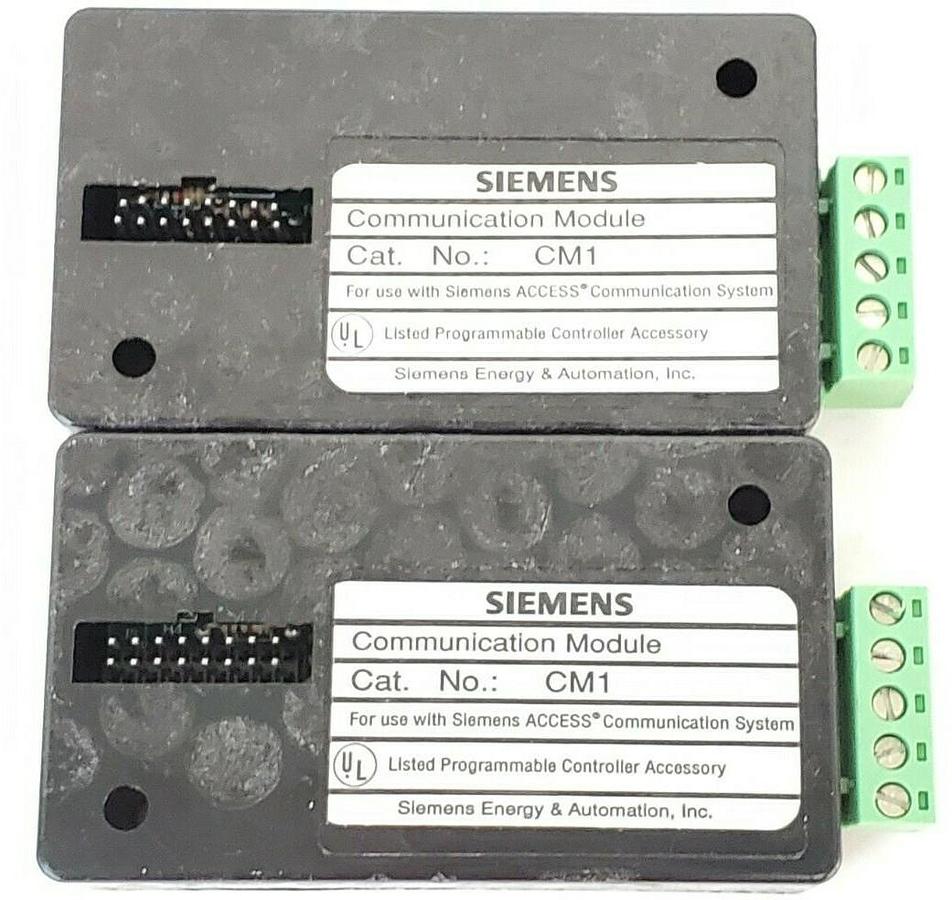 Used LOT OF 7 SIEMENS CM1 COMMUNICATION MODULES