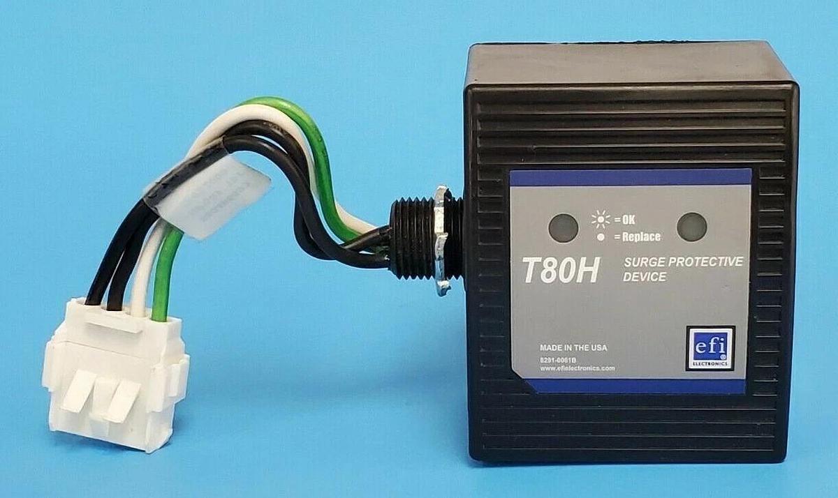 Used EFI ELECTRONICS COMMSCOPE T80HS120/240Y SURGE PROTECTIVE DEVICE 120/240V T80H