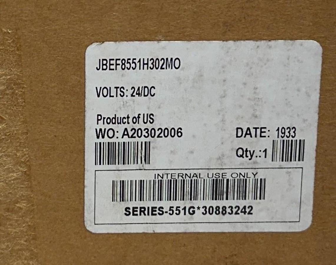 ASCO JBEF8551H302MO / 8551B402MO Red-Hat II SOLENOID SPOOL VALVE ASSEMBLY 24VDC