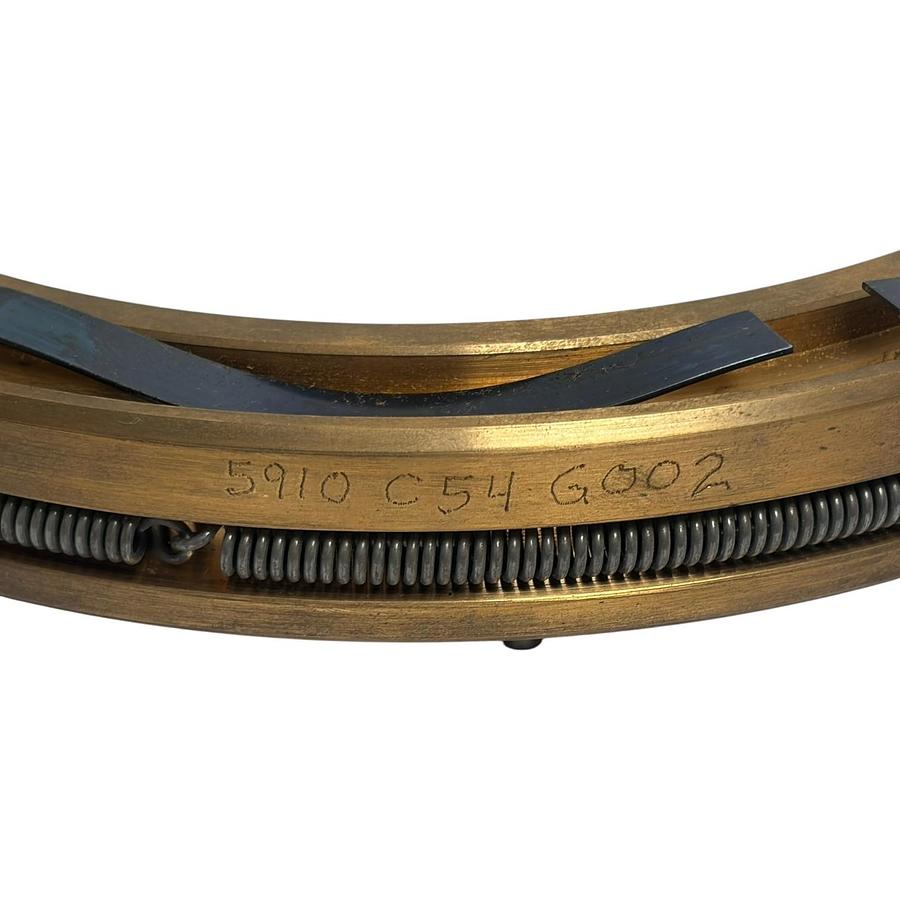 Used Industrial Bronze Split Sleeve Bushing Seal Ring 7" Bore 9" OD 100152412 New NOS