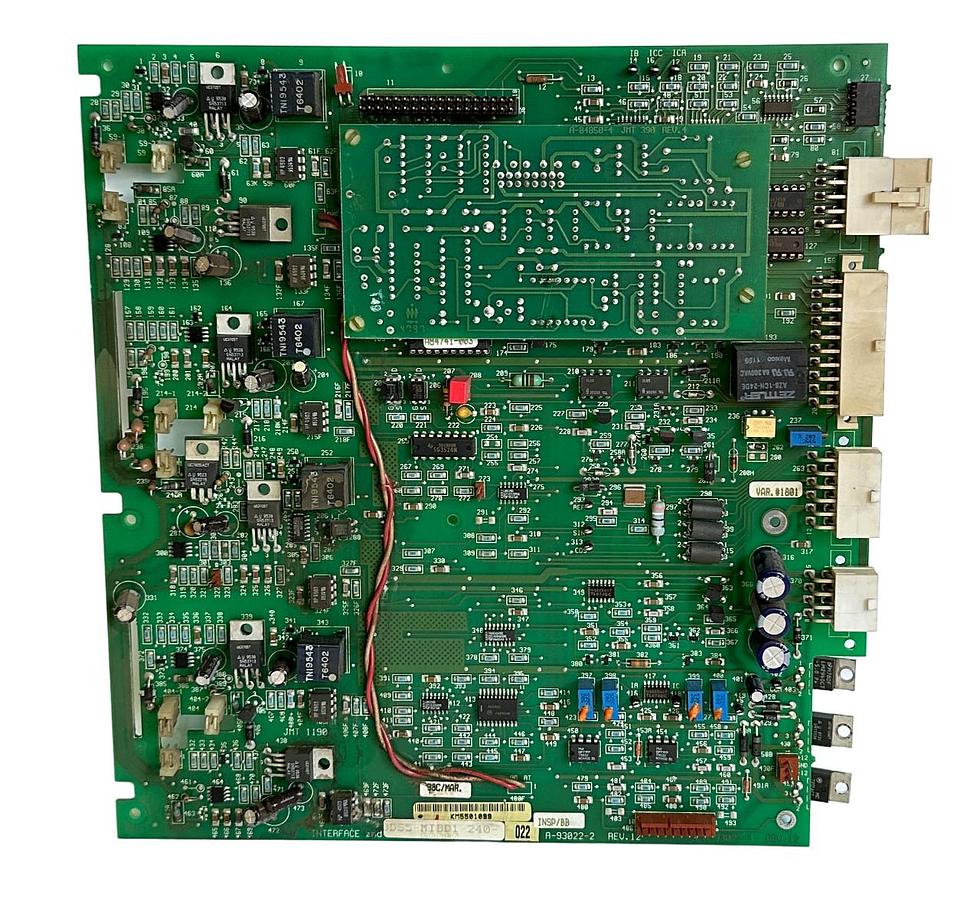 Used MITSUBISHI BDS5-MIBD1-240-00000 / BDS5-MIBD1-240-022 BOARD A-93022-2 REV. 12