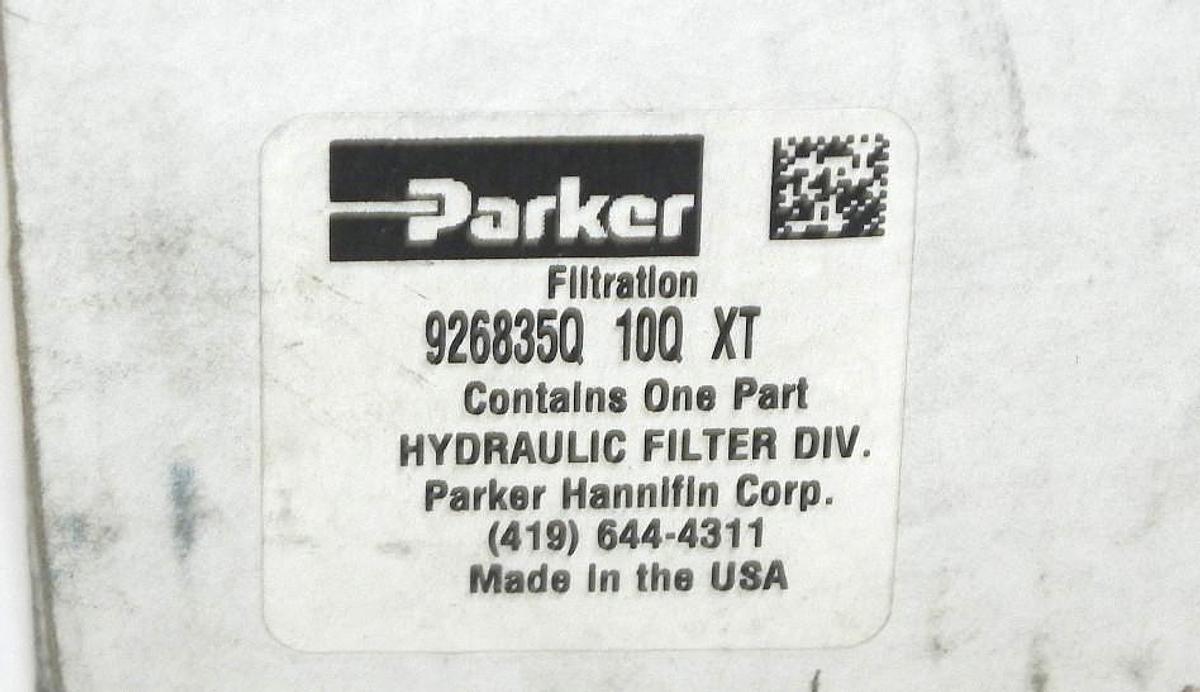 NIB PARKER 926835Q FILTER ELEMENT 10 MICRON, 10GPM, 150PSI