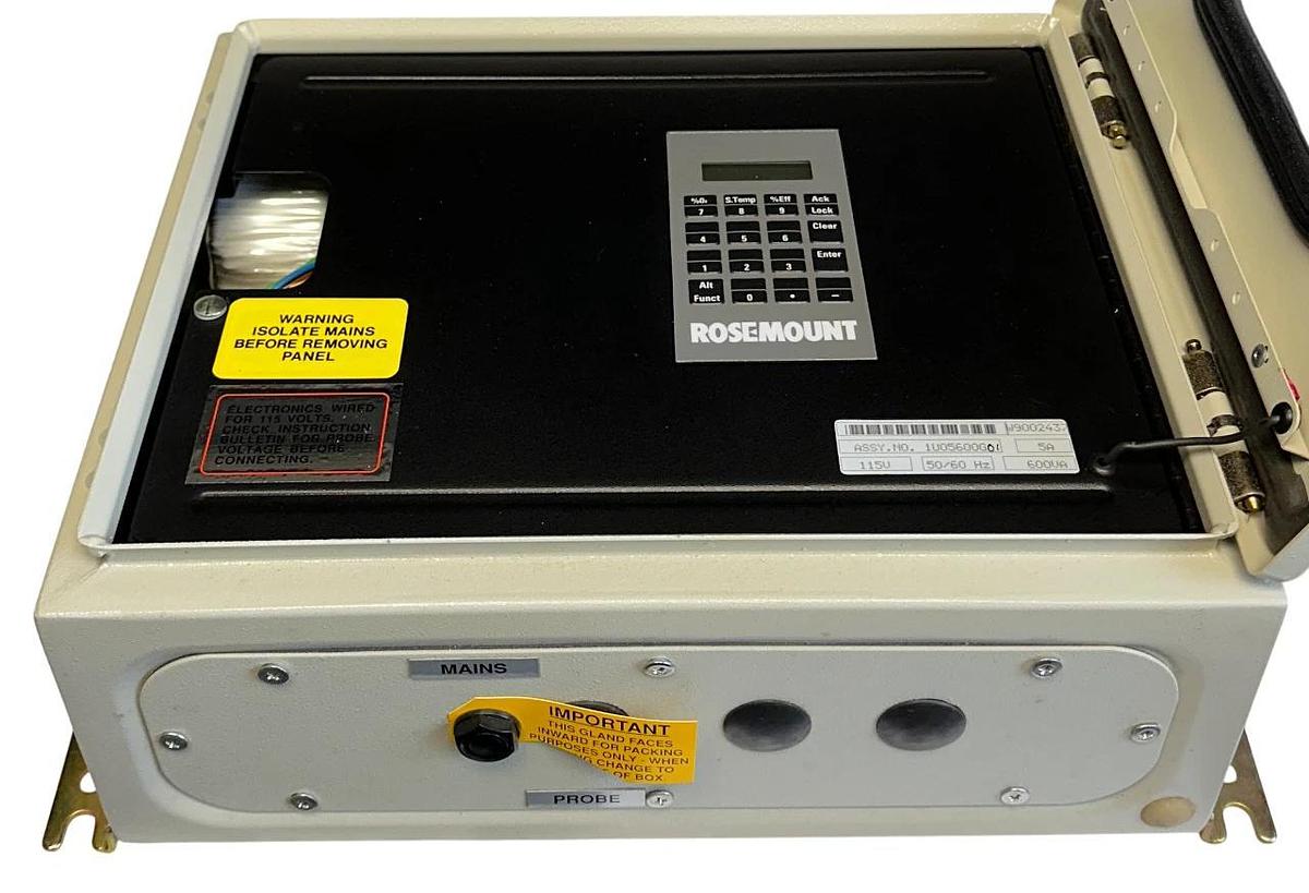 ROSEMOUNT 1U05600G01 WORLD CLASS 3000 OXYGEN ANALYZER SYSTEM 115V 5A 600VA NSNP