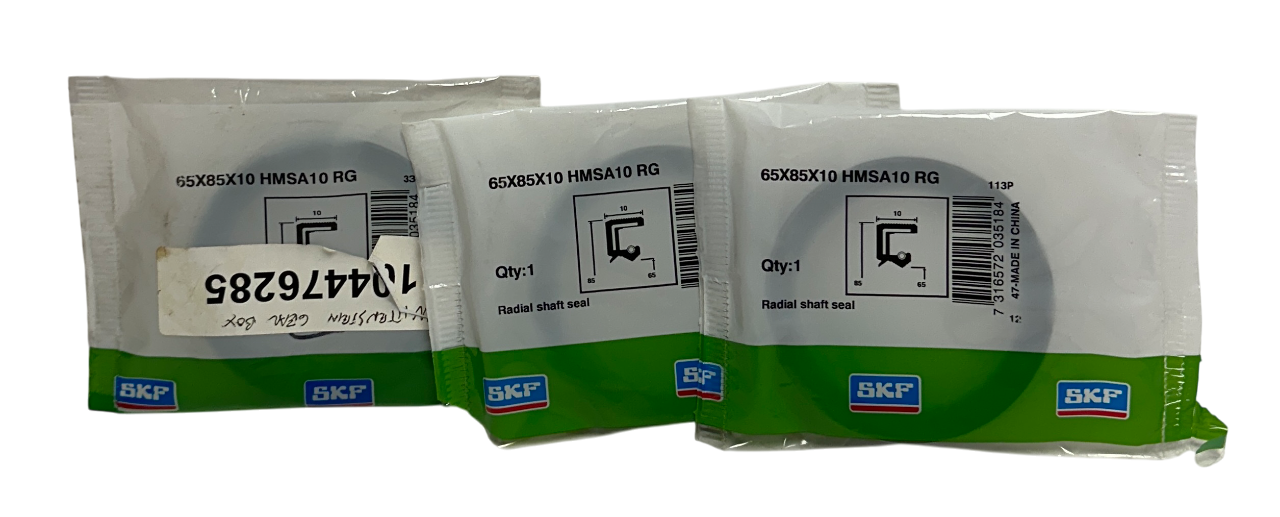 3 SKF HMSA10-RG / HMSA10RG RADIAL SHAFT SEALS 65X85X10 OEM NSFS