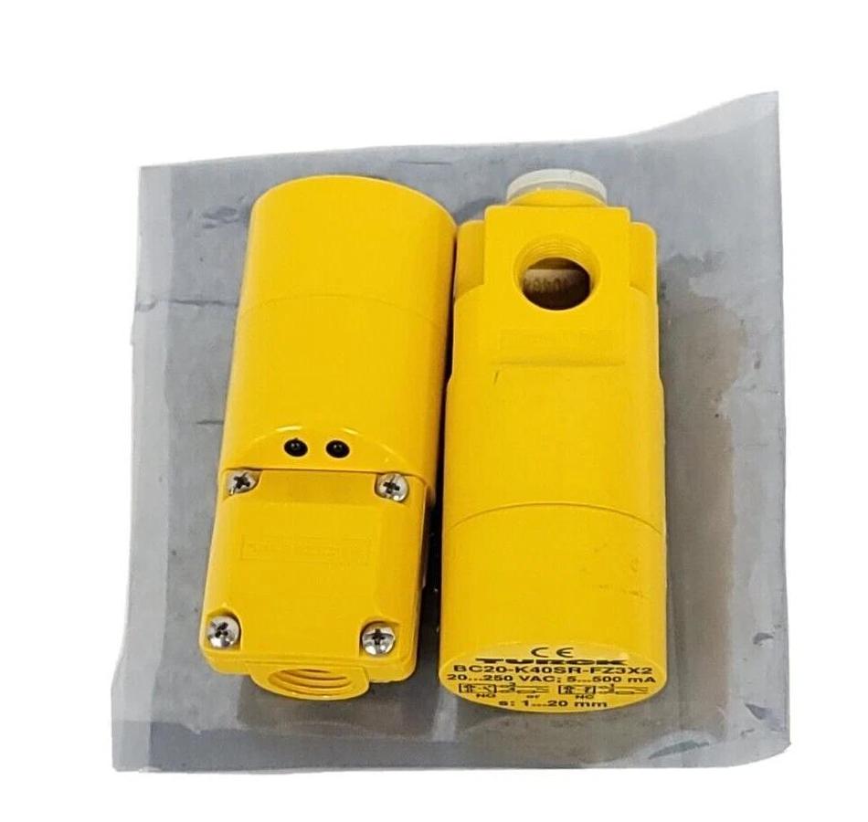 Used LOT OF 2 TURCK BC20-K40SR-FZ3X2 EMBEDDABLE CAPACITIVE SENSORS