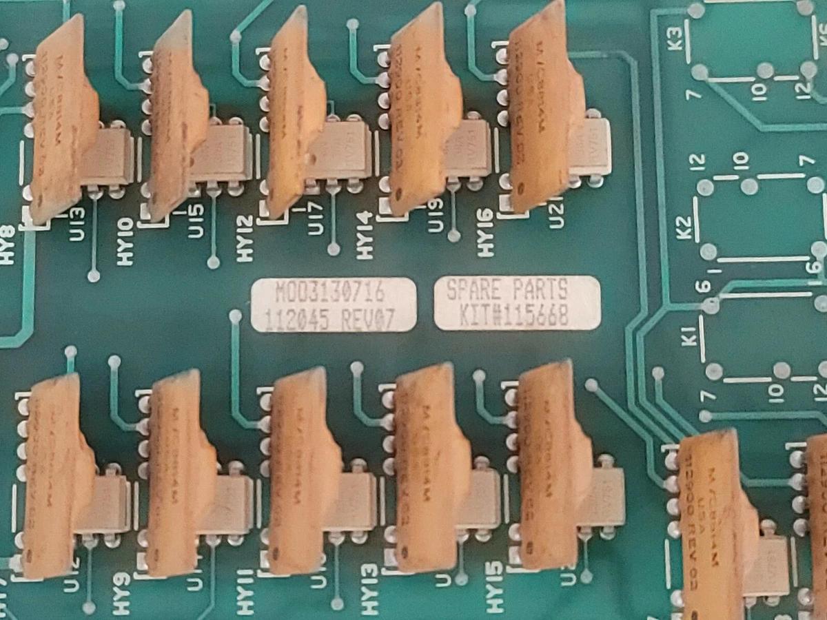 Used ALLEN BRADLEY 115668 I/O PC BOARD SOLID STATE 112045 REV. 07