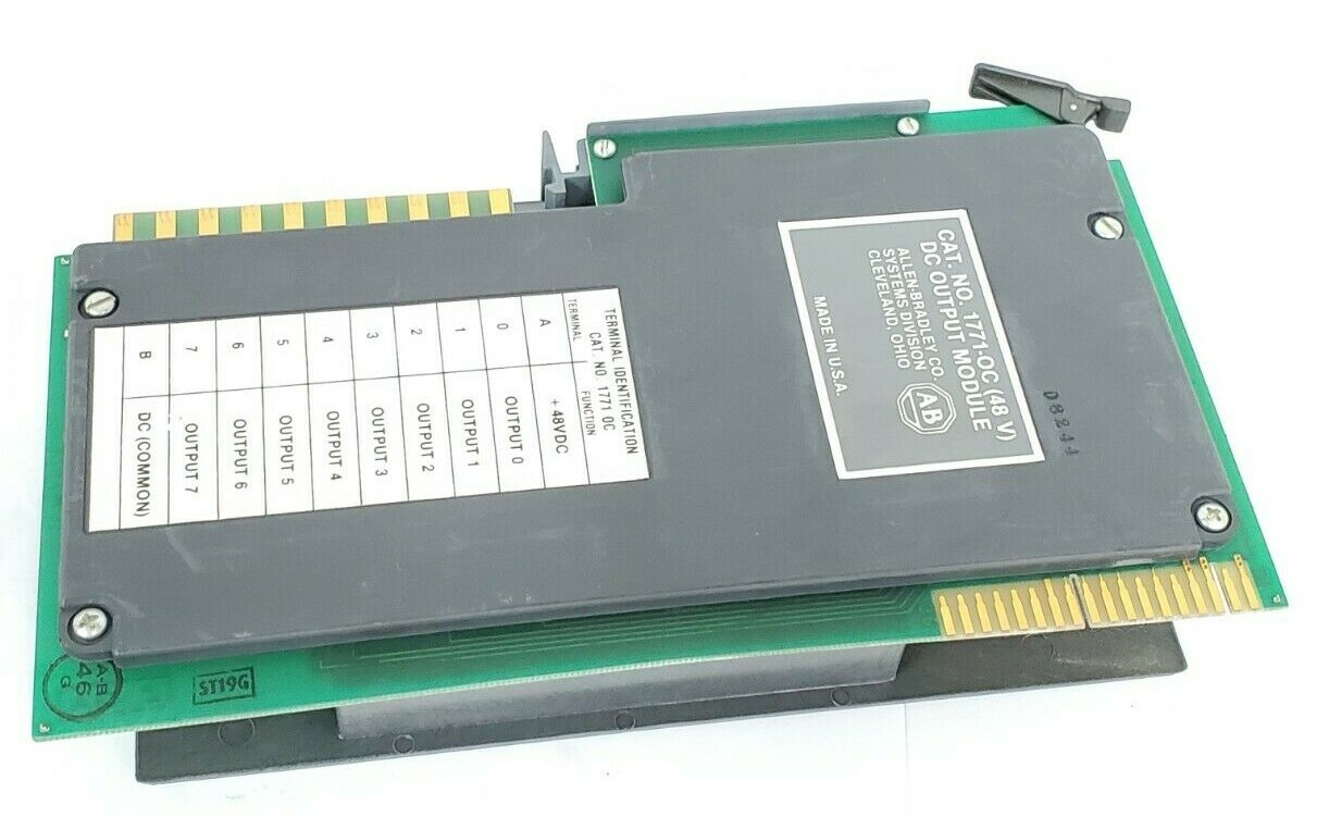 Used ALLEN BRADLEY 1771-OC DC OUTPUT MODULE 1771OC, 48V