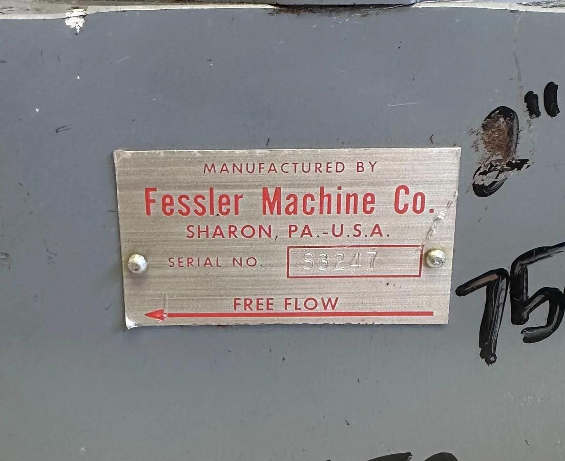 NEW FESSLER MACHINE CO 2'' HYDRAULIC SPEED CONTROL VALVE 750PSI