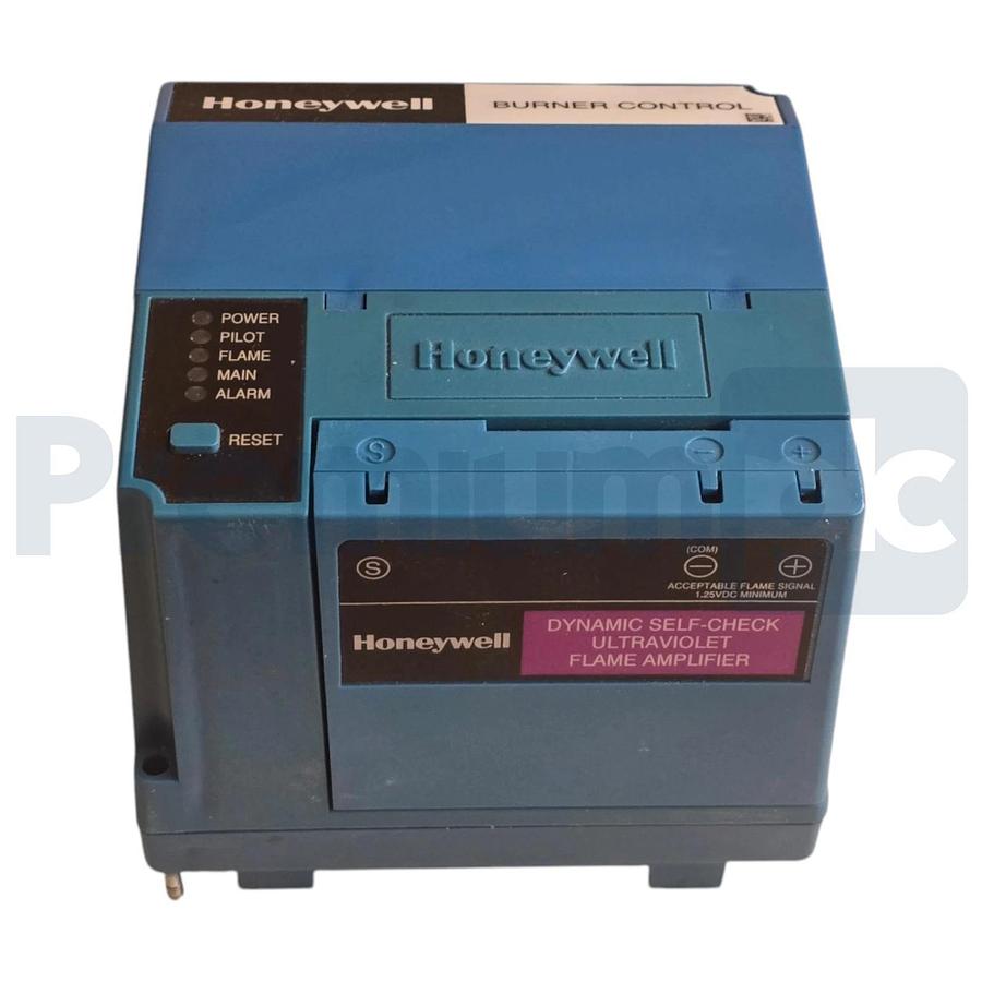 Used Honeywell RM7890B1014 Burner Controller w/ R7861A1026 UV Flame Amplifier USPI