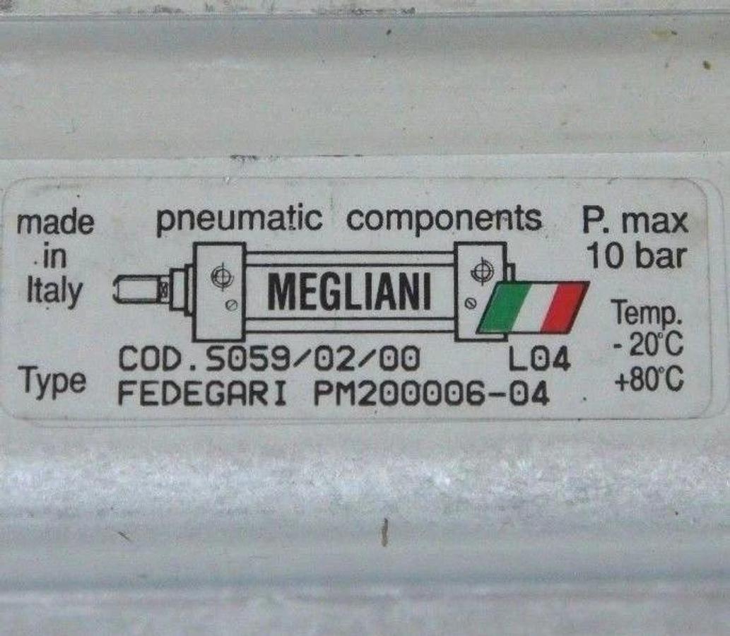 NEW MEGLIANI TYPE COD.S059/02/00 CYLINDER FEDEGARI, PM200006-04