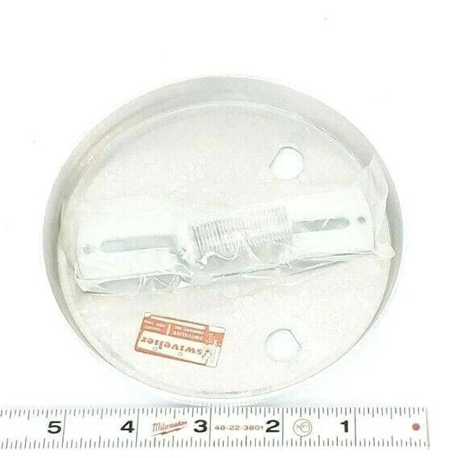 Used NIB SWIVELIER NO. 23 BRUSHED SATIN ALUMINUM CANOPY ASSEMBLY