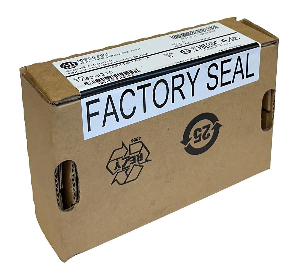 Used ALLEN BRADLEY 1762-IQ16 /B MicroLogix 16-PT SINK/SOURCE INPUT MODULE 24V NSFS