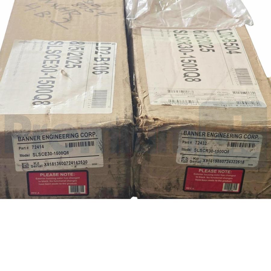 Banner SLSCP30-1500Q88 | 72452 Light Curtain Pair SLSCE30-1500Q8 SLSCR30-1500Q8