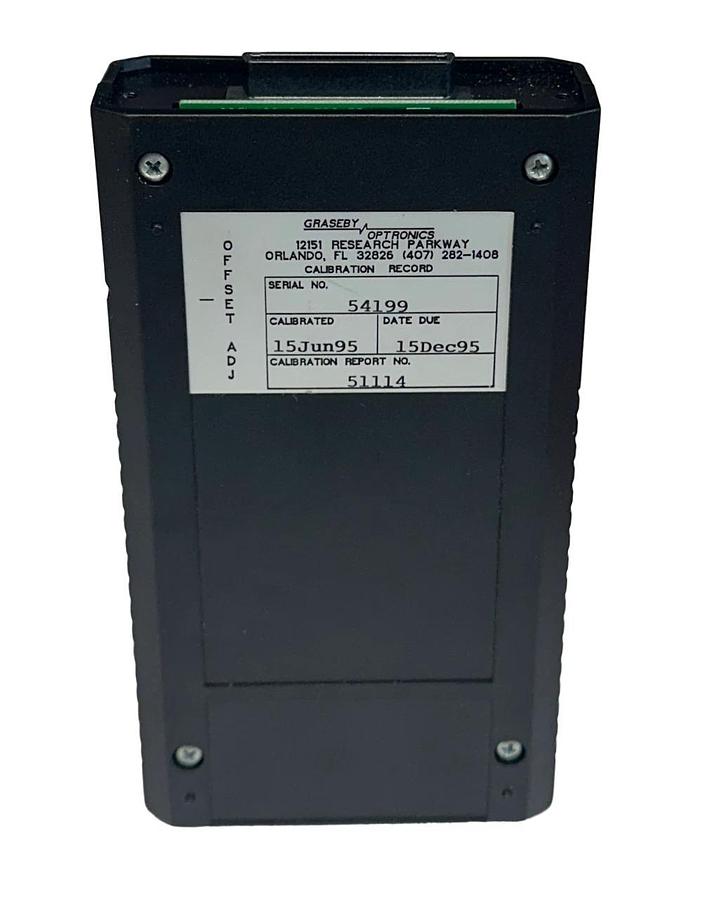 GRASEBY OPTRONICS GO 352 / GO352 OPTOMETER 3-1/2 DIGIT LCD DISPLAY W/ CASE NSMP