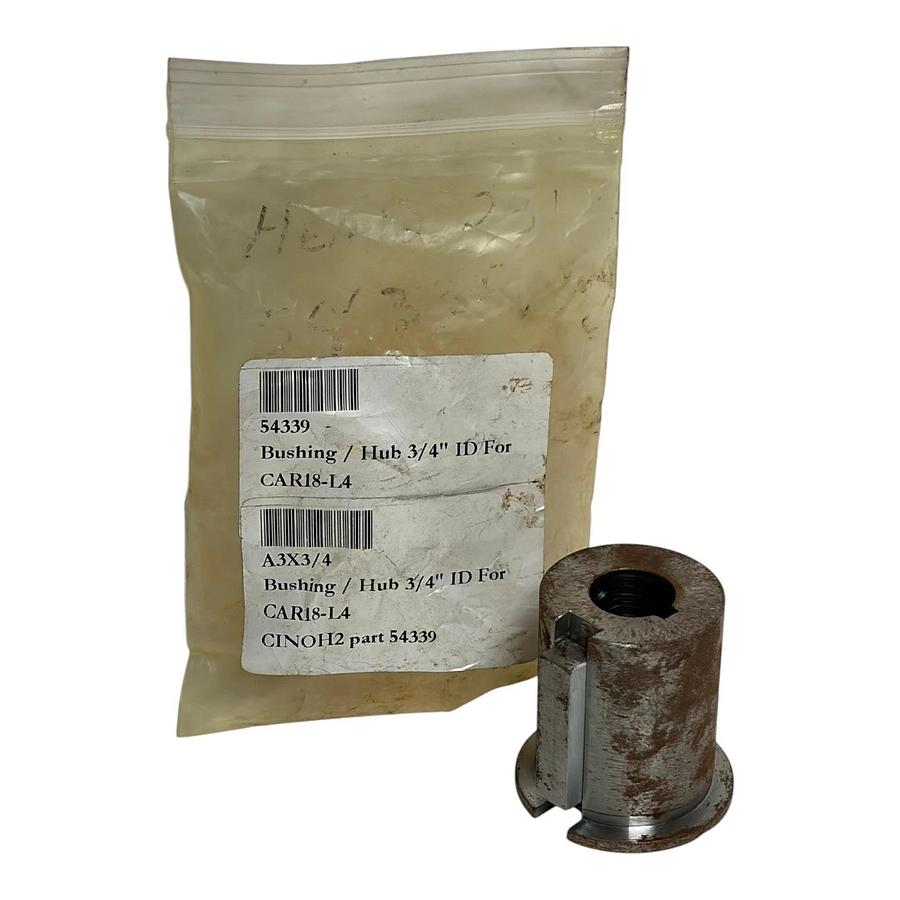 CINOH2 54339 Bushing Hub 3/4" ID for CAR18-L4 Machinery - New Surplus