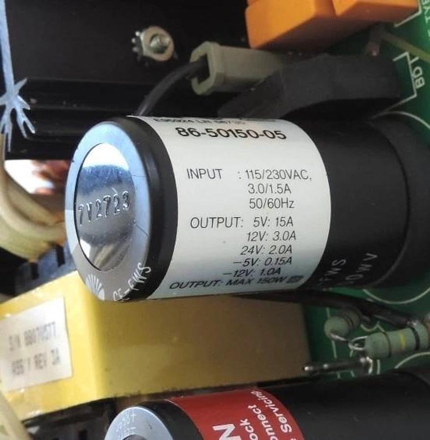 Used SOLA 86-50150-05 POWER SUPPLY BOARD 865015005 INPUT: 115/230VAC, 3.0/1.5A