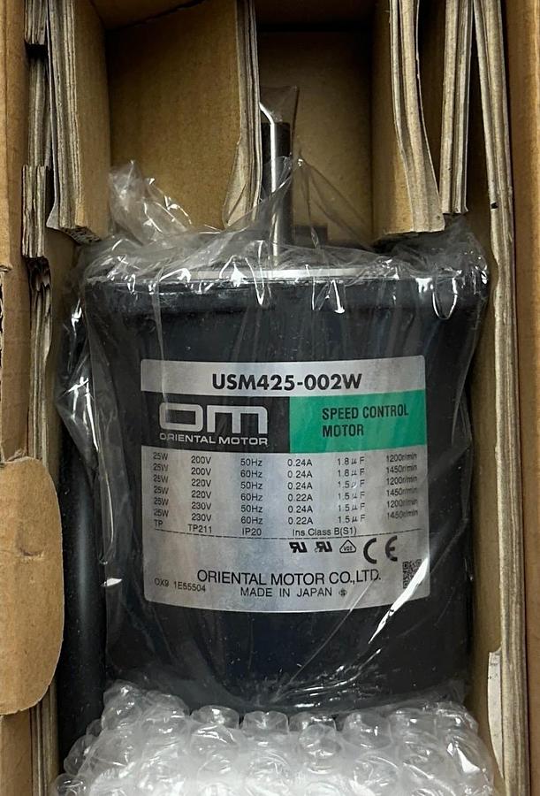 Used ORIENTAL MOTOR USM425-002W / USM425002W AC SPEED CONTROL MOTOR 25W (1/30HP) NSMP