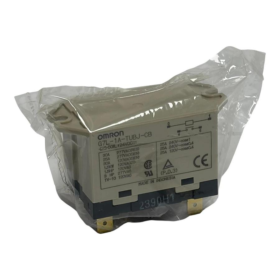 Omron G7L-1A-TUBJ-CB 24VDC Power Relay 30A 277VAC SPST-NO Quick Connect New