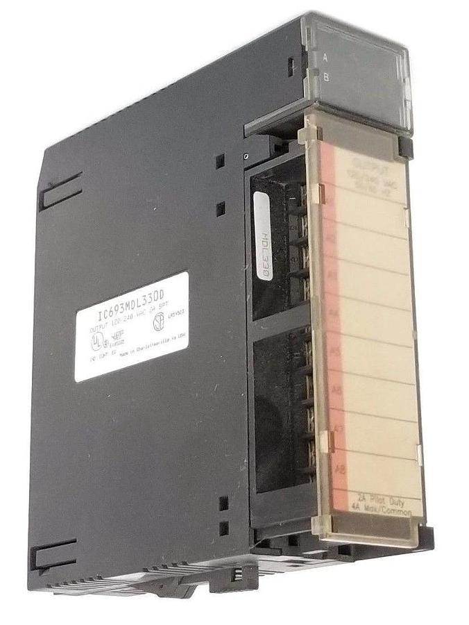 Used GE FANUC IC693MDL330D OUTPUT MODULE 120/240VAC, 2A, 8 PT
