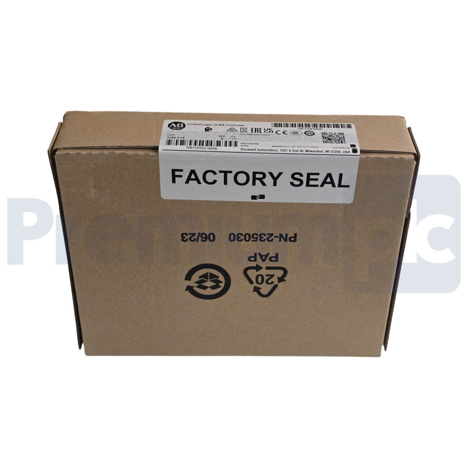 Used Sealed Pre-Owned Allen Bradley 1756-L75 /B ControlLogix 32MB Controller FW 1.010