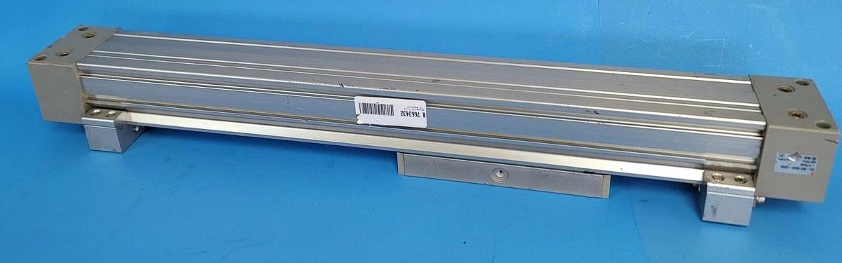 Used SMC 20-MY1B40-300L-Y7NW PNEUMATIC RODLESS CYLINDER 40MM BORE 300MM STROKE