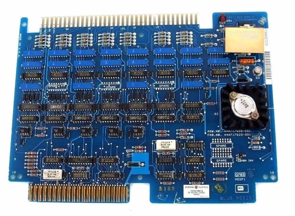 Used GE FANUC IC600BF811A HD INPUT MODULE 10-50VDC/5VDC W/ FACEPLATE, IC600FP811A