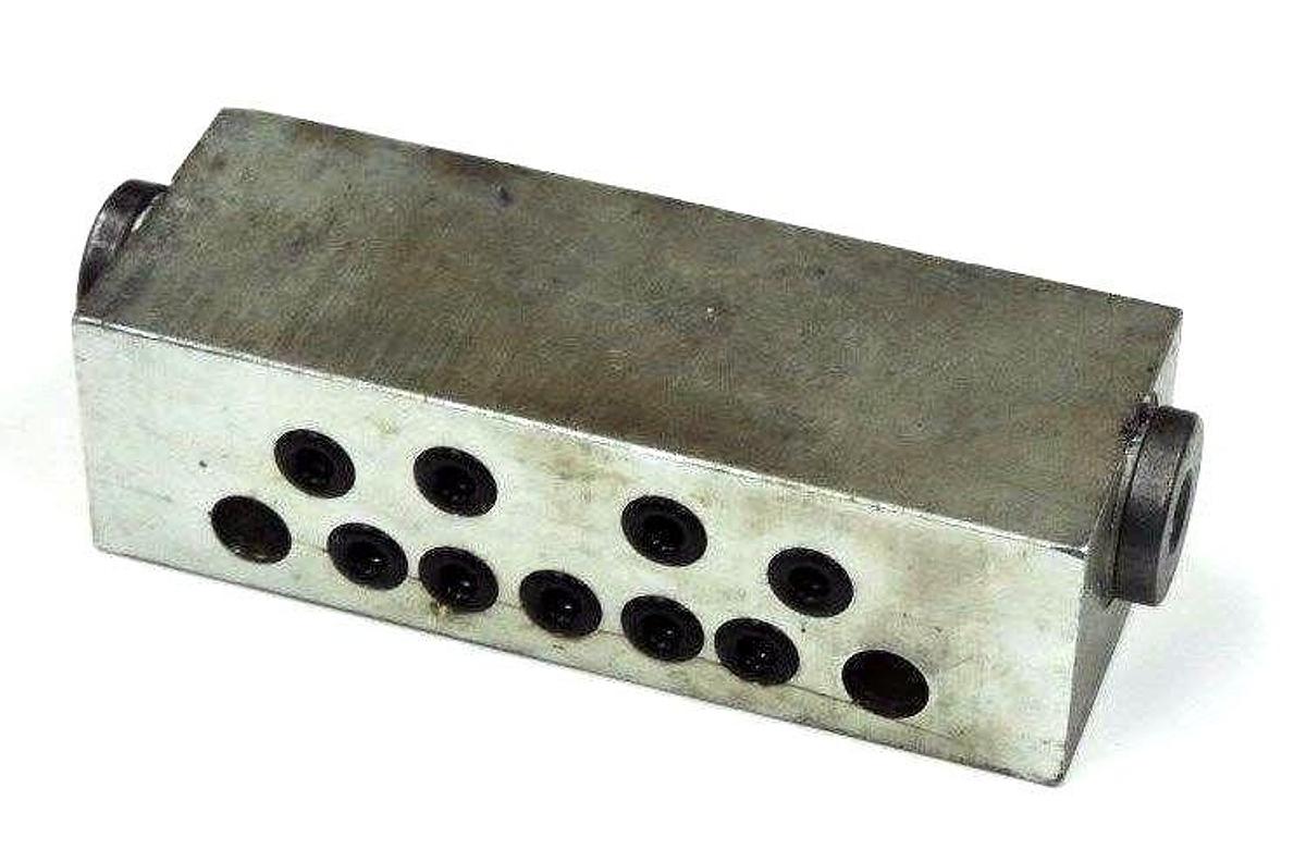 Used LUBRIQUIP MSP-20S MODULAR DIVIDER VALVE MSP20S