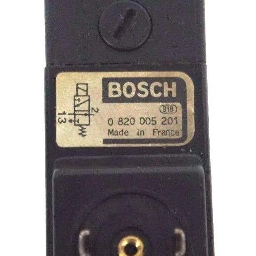 Used BOSCH 0-820-005-201 SOLENOID VALVE W/ 1827414006 PILOT VALVE 24V