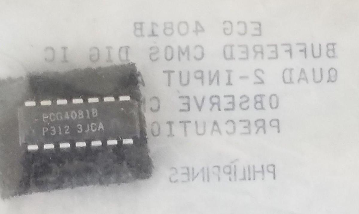 LOT OF 3 NEW PHILIPS ECG-4081B INTEGRATED CIRCUITS ECG4081B
