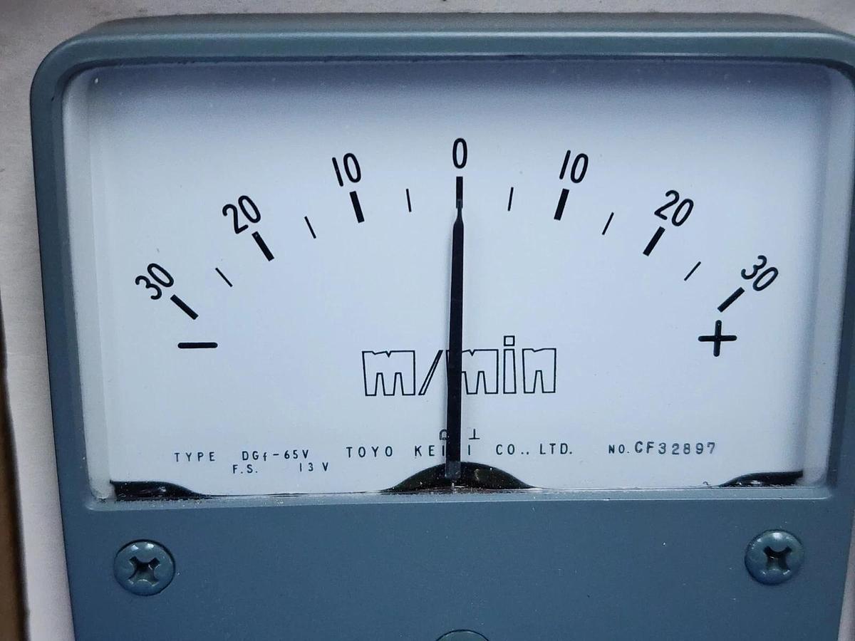 NIB TOYO KEIKI CO. DGF-65V PANEL VOLT METER