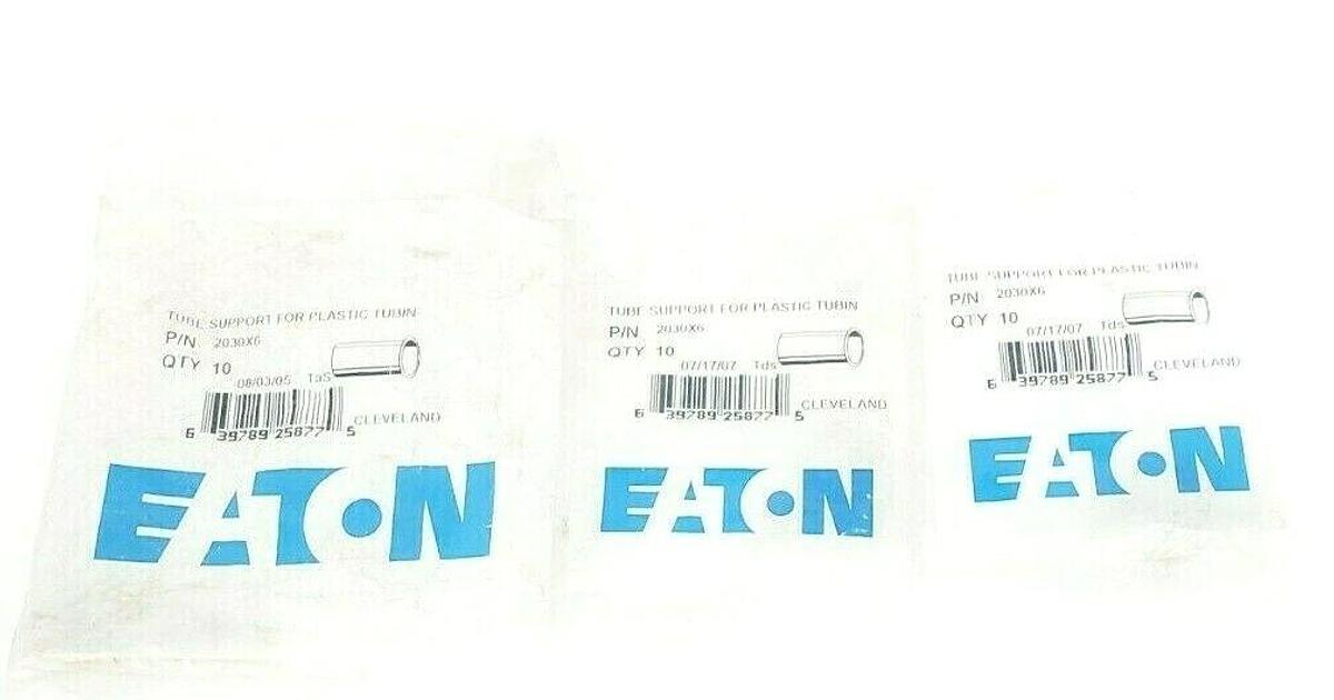 Used LOT OF 30 NEW EATON 2030X6 BRASS TUBE SUPPORT FOR PLASTIC TUBIN