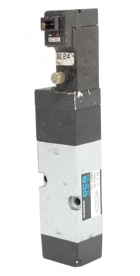 Used KURODA GCS2408 VALVE GCS-2408, 0.2~0.8 MPa, DC 24