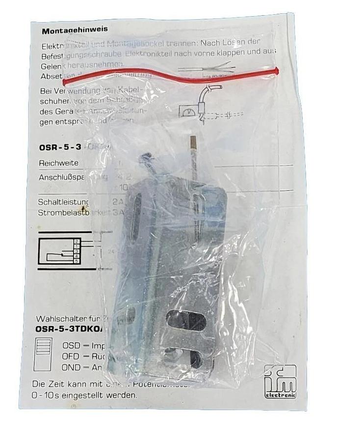 Used NIB IFM EFECTOR OSR-5-3TDKOA SUNX PHOTOELECTRIC SENSOR