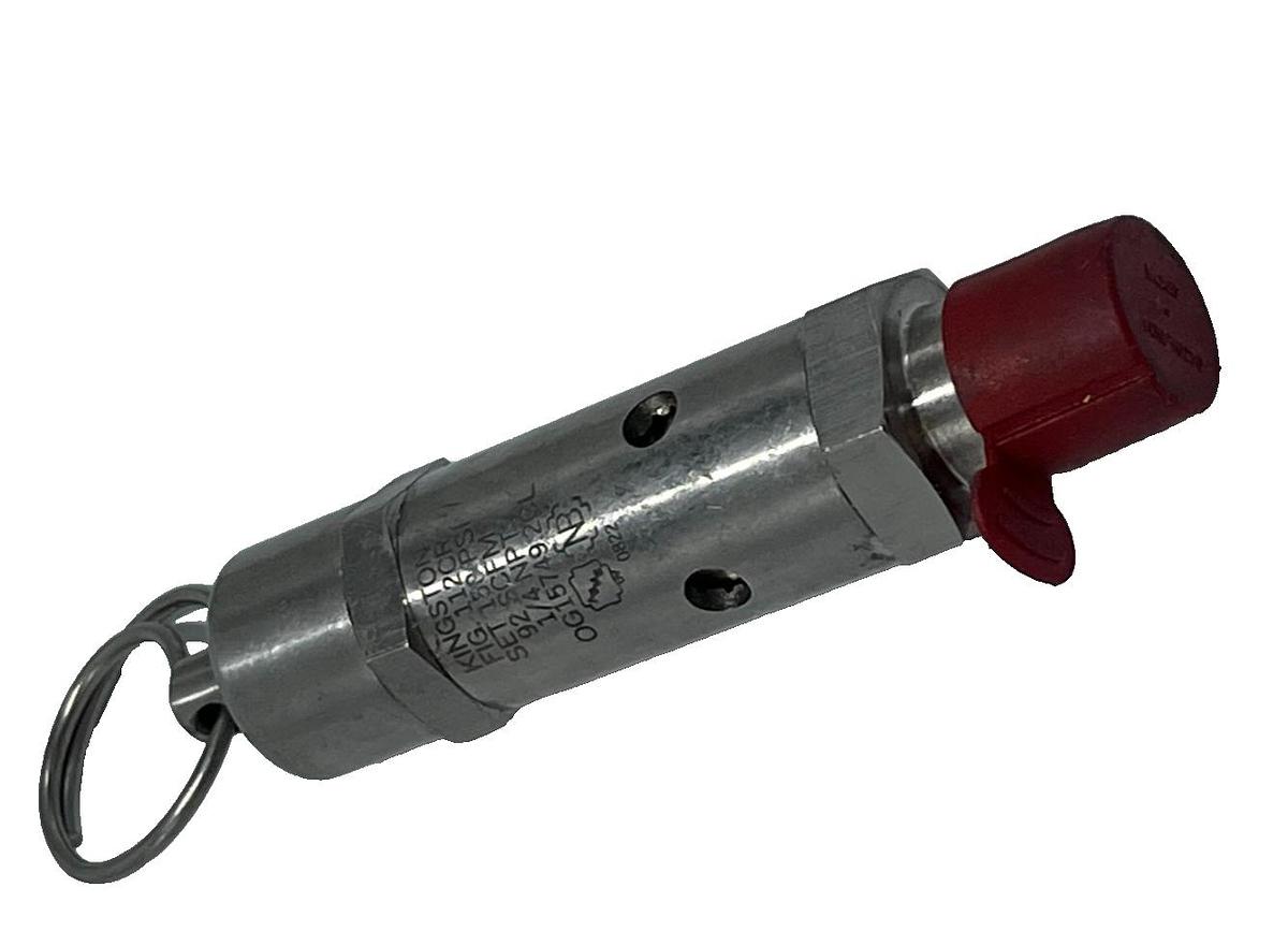 Used Kingston 112CR-2-150 ASME Safety Relief Valve 1/4" NPT 150 PSI Stainless Steel