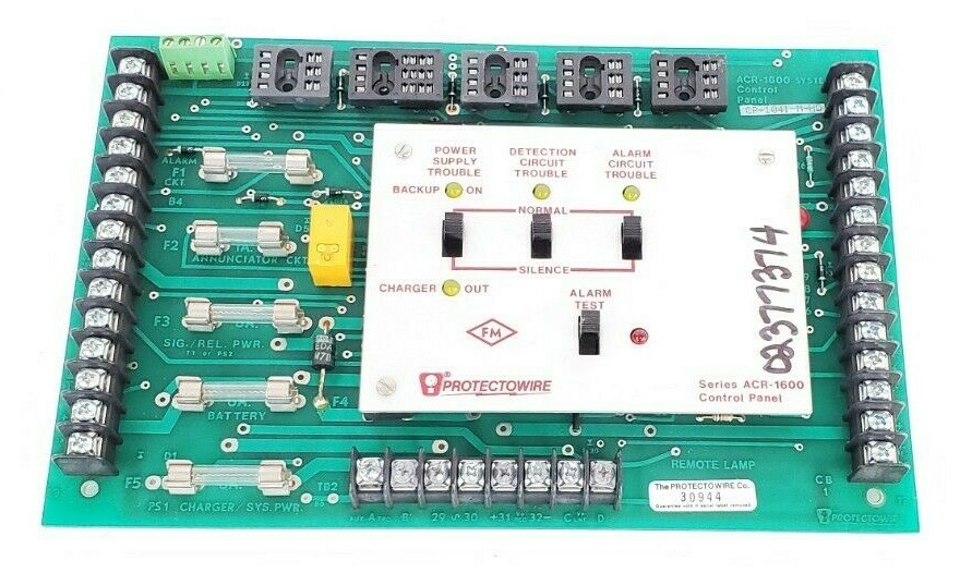 Used PROTECTOWIRE CP-1041-M-HD SERIES ACR-1600 CONTROL PANEL PC-1041