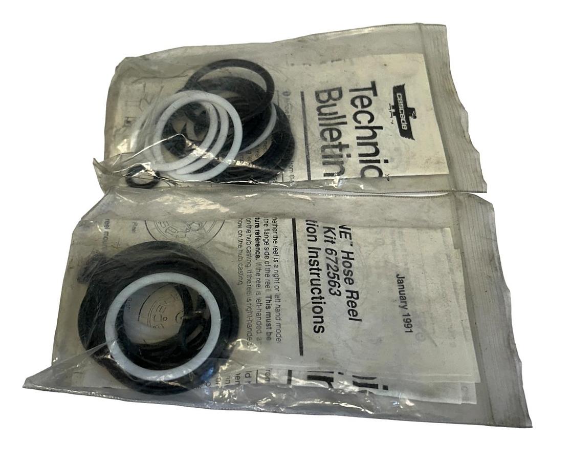 Used 2 CASCADE 672563 / 188914 OEM THINLINE HOSE REEL SERVICE KITS FOR FORKLIFT NSMP